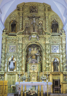 Vista del retablo mayor