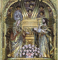 Imágenes de San José y la Virgen del Retablo Mayor