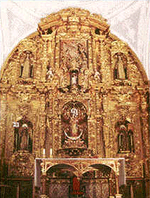 Vista del retablo mayor