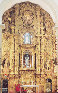 Vista del retablo mayor