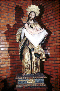 Imagen de San José con el Niño