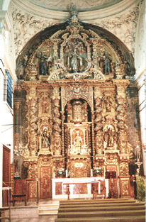 Vista del retablo mayor