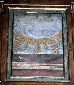 Padre Eterno; Retablo-camarín