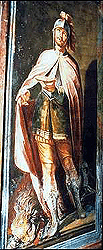 Sansón; Pintura mural del camarín-manifestador