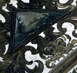Paisaje; Pintura mural del intradós