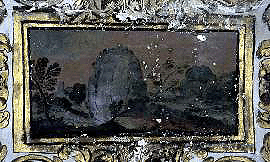 Paisaje; Pintura mural del intradós