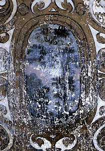 Paisaje; Pintura mural del intradós