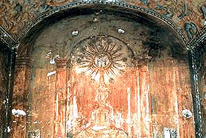 Sacristía. Detalle de la pintura mural