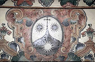 Escudo orden carmelita; Cerramiento coro