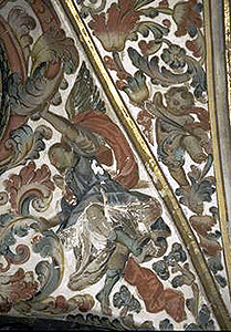 San Mateo; Pintura mural de la c&uacute;pula