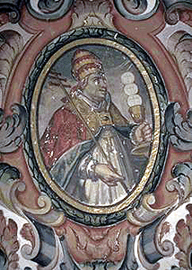 San Dionisio; Pintura mural de la bóveda