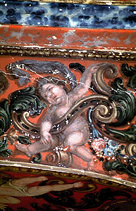 Ornamentación; Pintura mural del arco toral
