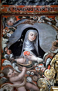 Santa Margarita de Città di Castello; Pintura mural de los muros de la nave
