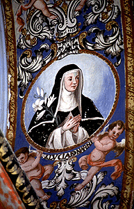 Santa Lucía de Narni; Pintura mural de la bóveda