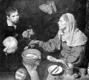 Enlace a Vieja friendo huevos. Autor: Velázquez (Se abrirá en una nueva ventana)