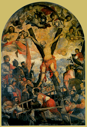 Enlace a El martirio de San Andrés. Autor: Juan de Roelas