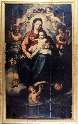 Virgen del Valle o del Pozo Santo. Antes de la limpieza