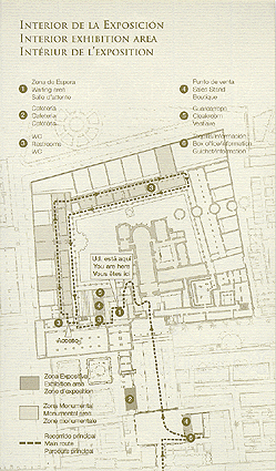 Plano de la exposición 'Vélázquez y Sevilla'. 