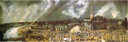 Sevilla a fines del siglo XVI. Anónimo madrileño.